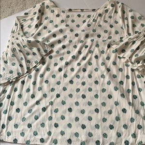 LOFT Palm Woven Top in Size 18 Plus